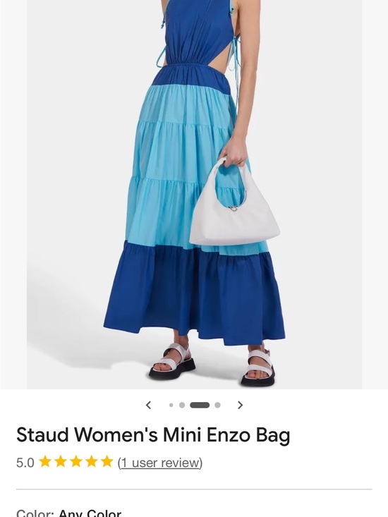 STAUD Handbags - STAUD White Enzo Mini Top-Handle Bag! Gorgeous!